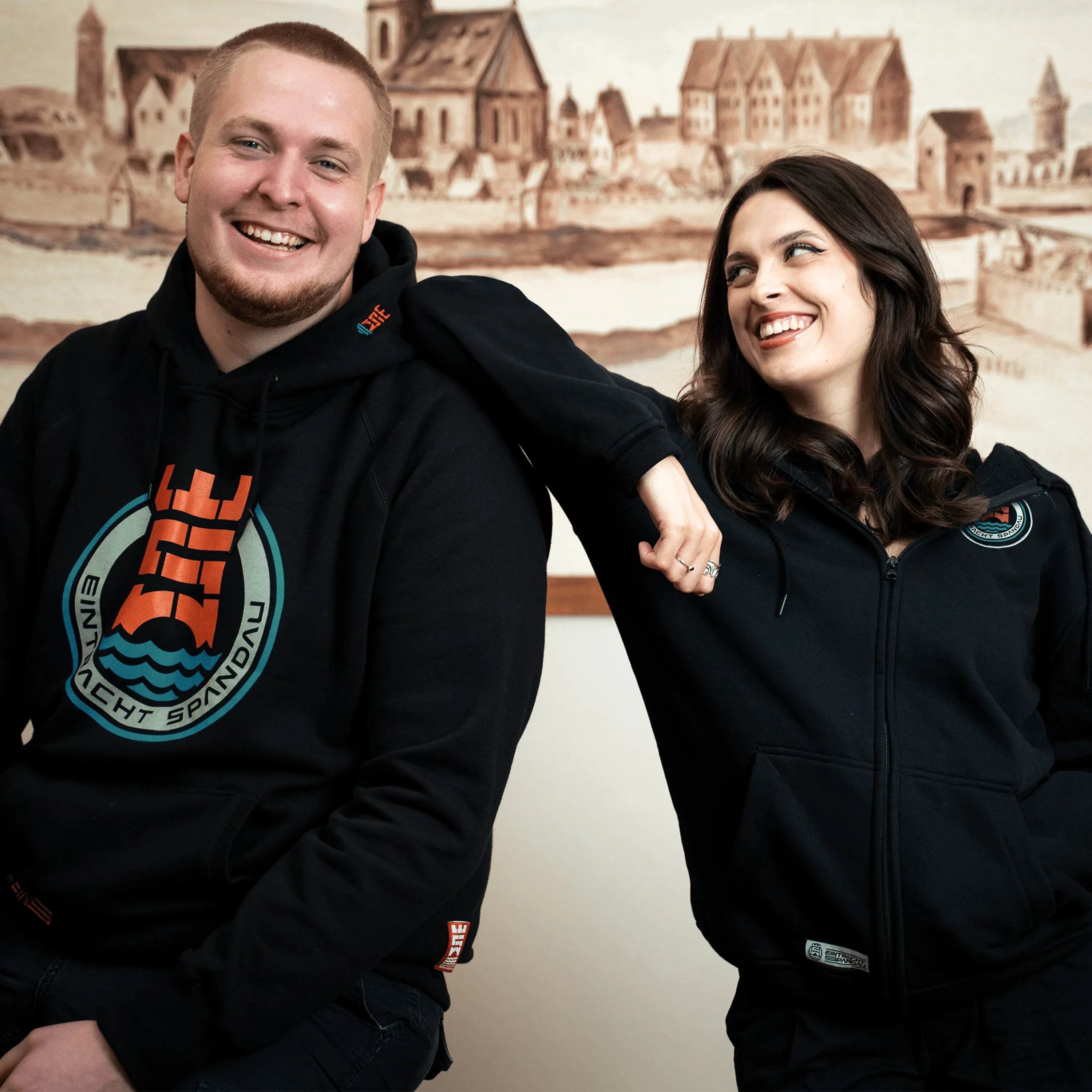 Logo Zip Hoodie Basic EINS.1 - Eintracht Spandau